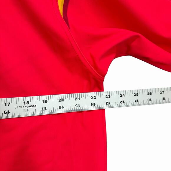 Drunk Munk Hero Hoodie Mens Sz M Red Yellow Doop Zip Up Cosplay Jacket Superhero - Picture 3 of 9